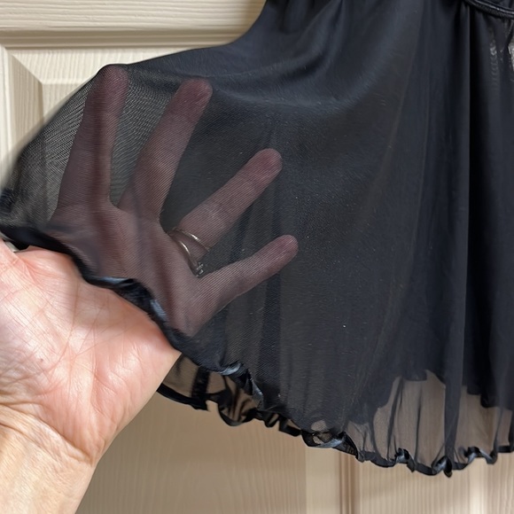 Baby Doll Embroided Cup 2 pc. Lingerie Set - Picture 7 of 14